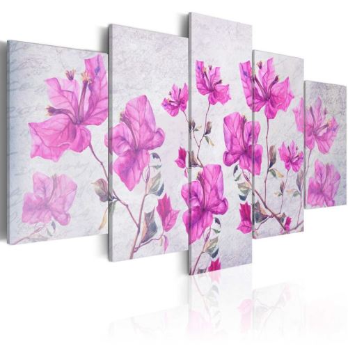 Tableau - Purple Flowers .Taille : 200x100