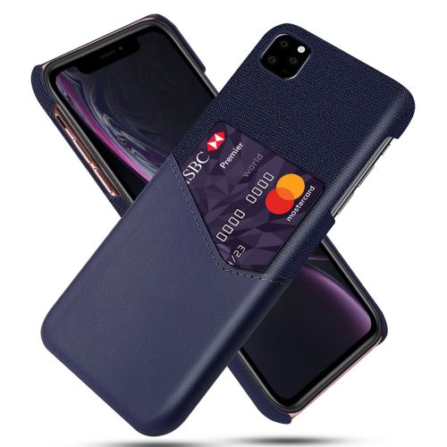Coque de protection avec fente carte pour Apple iPhone 11 Pro Max 6.5 - Bleu foncé