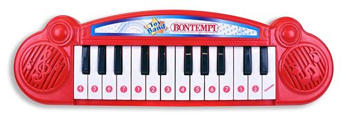 Bontempi clavier électronique 23 touches rouge