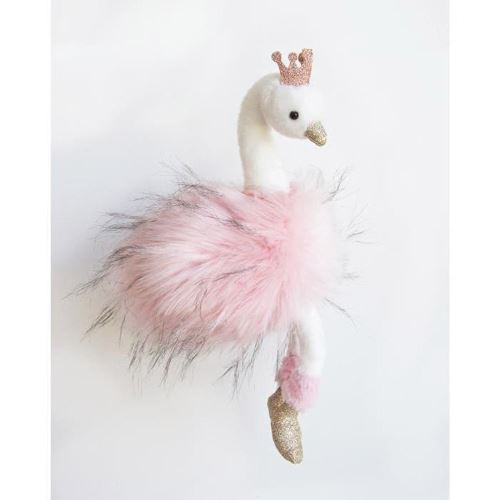 Peluche Histoire d'Ours Cygne 30 cm Rose