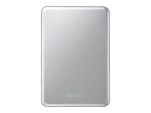BUFFALO MiniStation Slim - Vaste schijf - 1 TB - extern (draagbaar) - USB 3.0 - zilver