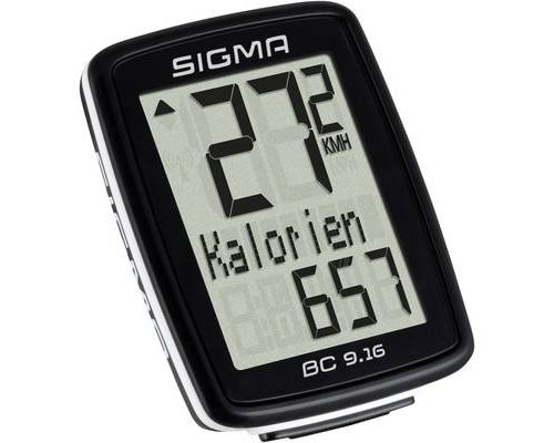Sigma Fietscomputer BC 9.16 zwart 9160