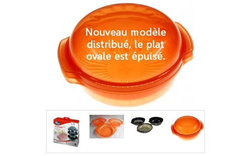 Plat Vapeur Rond 1.5 L Mo pour Micro Ondes Whirlpool - 482000006102