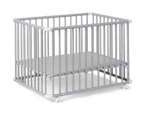 Parc Bebe En Bois Gris A Roulettes Belami Fond Bleu 76x97 Cm Geuther Parcs Achat Prix Fnac