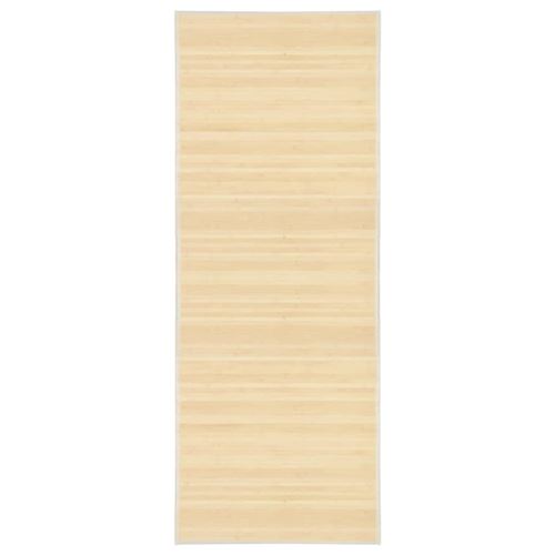 vidaXL Tapis Bambou 80 x 200 cm Naturel