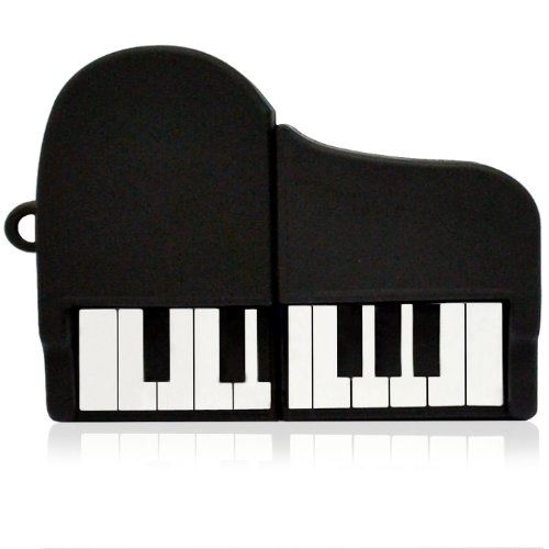 818-TEch No33200030032 Hi-Speed 2.0 clé USB 32Go piano piano instrument 3D noir