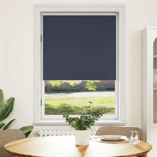 vidaXL Store Enrouleur Occultant 120x175 cm Bleu Fenêtre Chambre à Coucher 240128