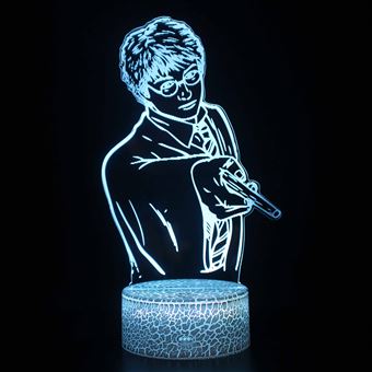 8€35 sur Lampe 3D Tactile Veilleuses Enfant 7 Couleurs avec Telecommande - Harry  potter #1582 - Veilleuses - Achat & prix