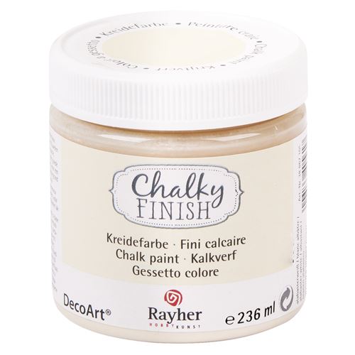 Peinture craie chalky pour matériau poreux blanc albâtre - chalky finish