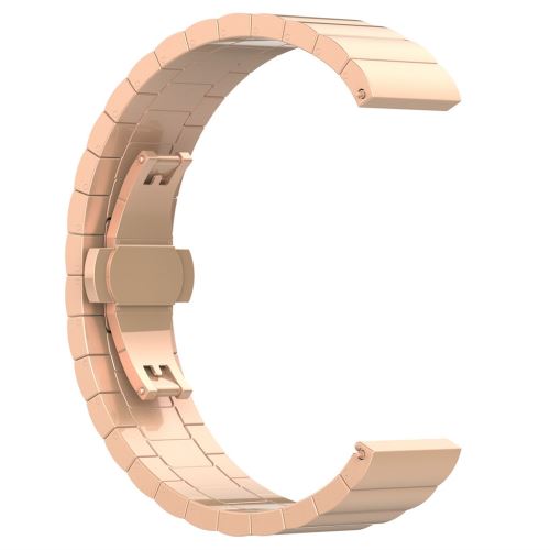 Bracelet de montre Compatible avec Samsung Galaxy Watch Active 2 40mm, Acier inoxydable - Or Rose
