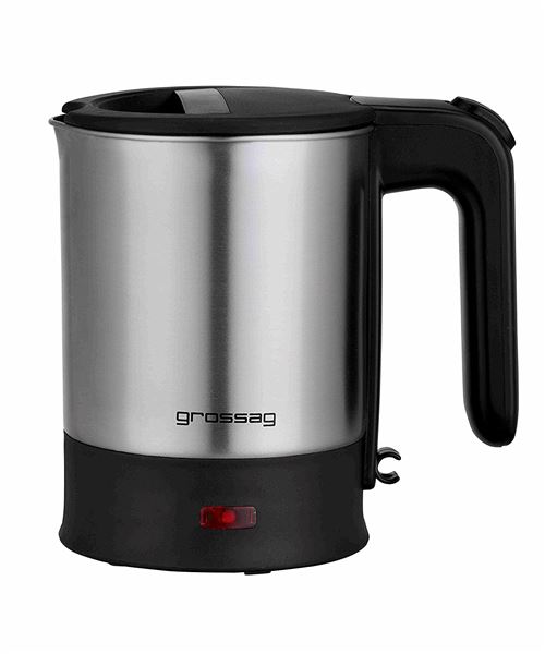 Grossag WK 6/115–230 V/500 ml/Bouilloire de Voyage avec 2 Tasses