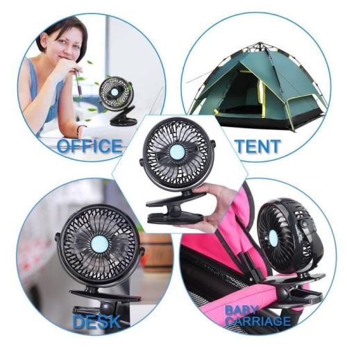 11 25 Sur Mini Ventilateur Usb Portable Rechargeable 3 Modes Rotation De 7 Pour Bebe Enfant En Ete Chaude Pour Maison Bureau Voiture Ventilateur Et Brumisateur Exterieur Achat Prix Fnac