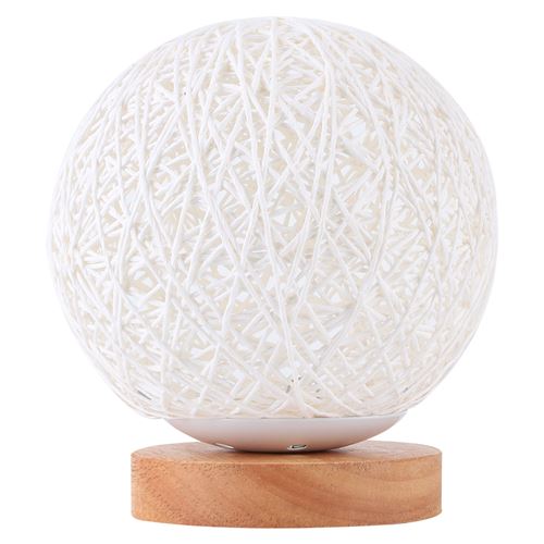 Générique Blanc Veilleuse Lampe De Projection Lumière De Nuit Usb Led - Image 1