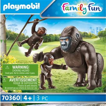 Playmobil Family Fun 70360 Gorille avec ses petits