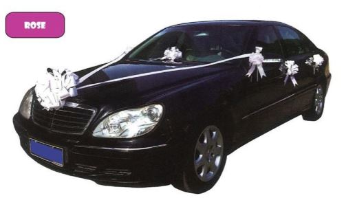 Kit rose de décoration voiture de mariage