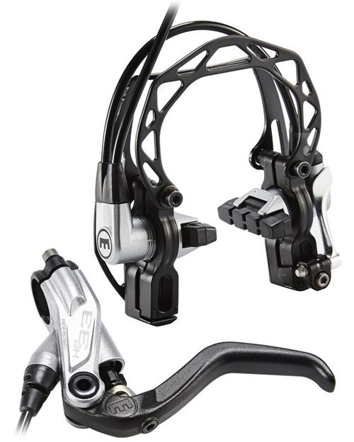 Magura frein sur jante hydraulique HS33R noir / argent
