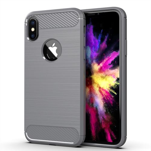 Etui Coque de protection durable souple pour Apple iPhone XS - Gris