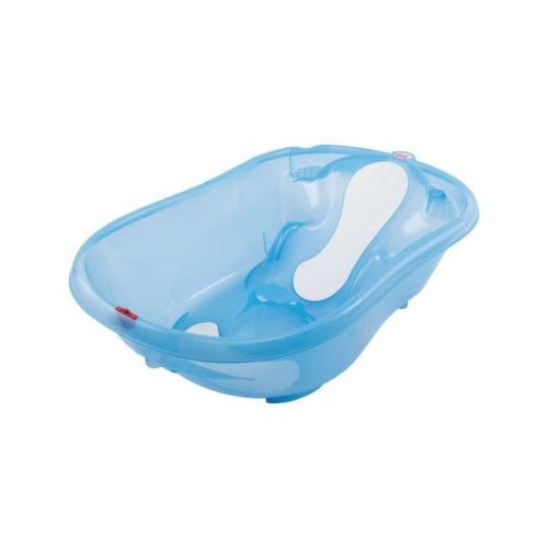 Okbaby onda evolution baby bath tub (transparent blue)