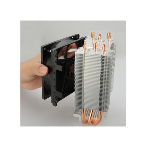 ETS-N30-HE Ventilateur CPU Cuivre INTEL/ AMD sans Leds LGA 1151 2011 / AMD AM3+ FM2+