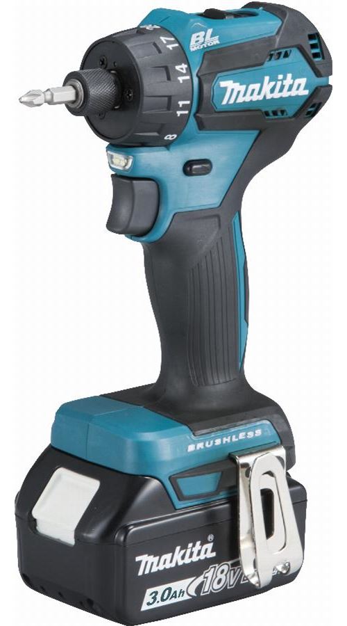 Perceuse Visseuse 18 V Li-Ion 3 Ah Makita - 2 Batteries, Chargeur, Coffret - Ddf083Rfj