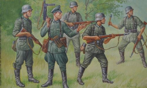 Infanterie Allemande 1939-43 Zvezda 1/72