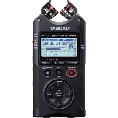 Tascam DR-40X enregistreur stéréo portable et interface USB