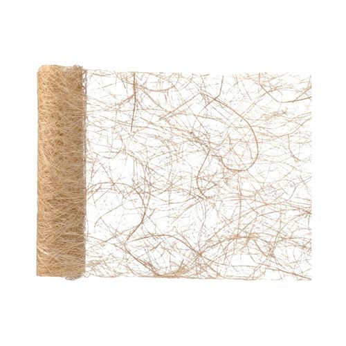 chemin de table abaca 30cm - naturel - Coloris : Gris284803000001