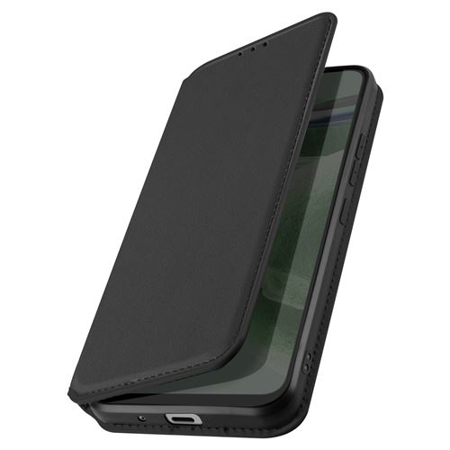Avizar Housse pour Wiko Y61 Étui Folio Portefeuille Fonction Support Noir