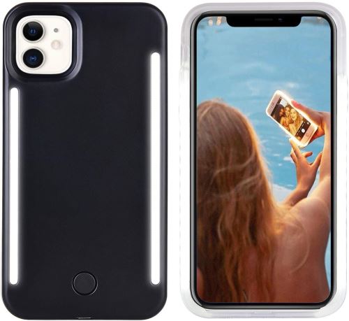 Générique Vshop®Housse Lumineuse De La Marque Vshop Compatible iPhone 11 - Noir
