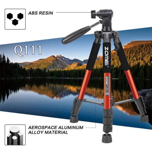 Portable ZOMEI Q111 Caméra Al-Alloy Trépied pour Canon Nikon Sony DV vidéo? Kiliaadk159