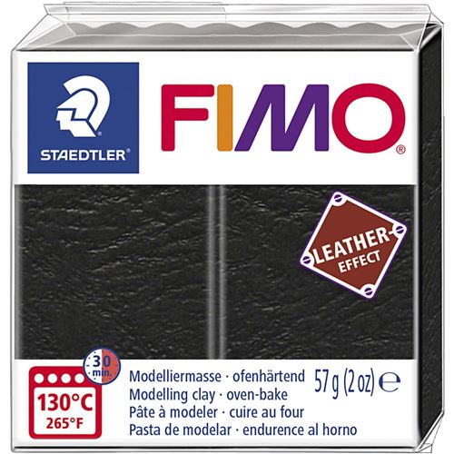 Staedtler Fimo argile à modeler à effet d'apprentissage noir
