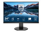 Philips B Line 243B9 - Écran LED - 24" (23.8" visualisable) - 1920 x 1080 Full HD (1080p) @ 75 Hz - IPS - 250 cd/m² - 1000:1 - 4 ms - HDMI, VGA, DisplayPort, USB-C - haut-parleurs - texture noire