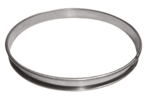 Cercle a tarte inox hauteur 2,1 cm diam 12 cm