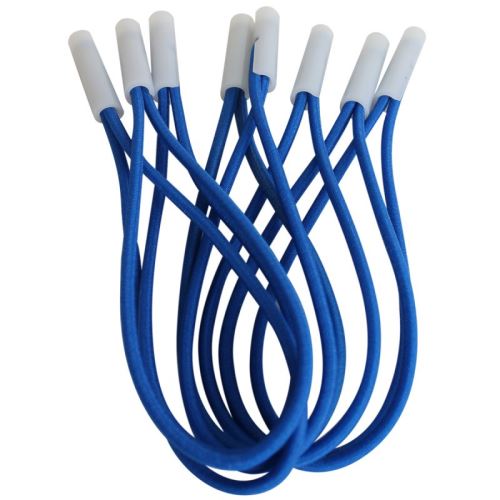 Lot de 10 tendeurs sandows Cabiclic avec embout basculant - Bleu