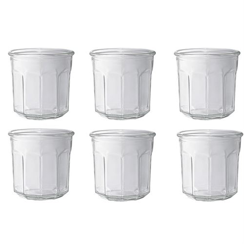 Le Parfait - F0MWQ - Lot de 6 Pots à Confiture - 445 ml [Cuisine]
