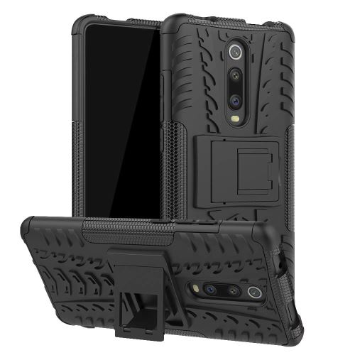 Xiaomi Mi 9T Pro Coque Etui Protection Renforcé TPU (2 en 1) Hybride Antichoc Armor - Noir