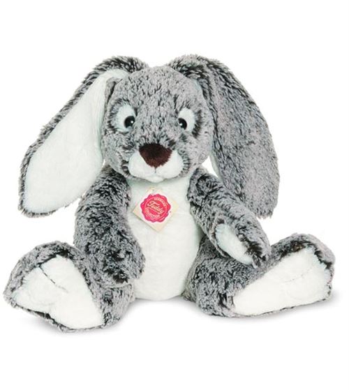 Peluche lapin gris 28 cm