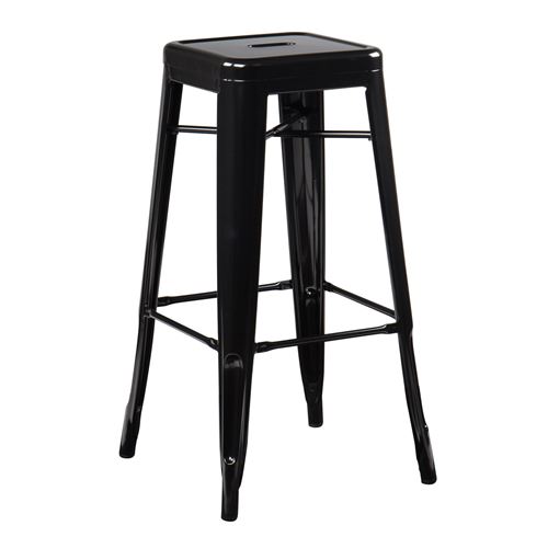 Pack 2 Tabourets Hauts LIX Noir