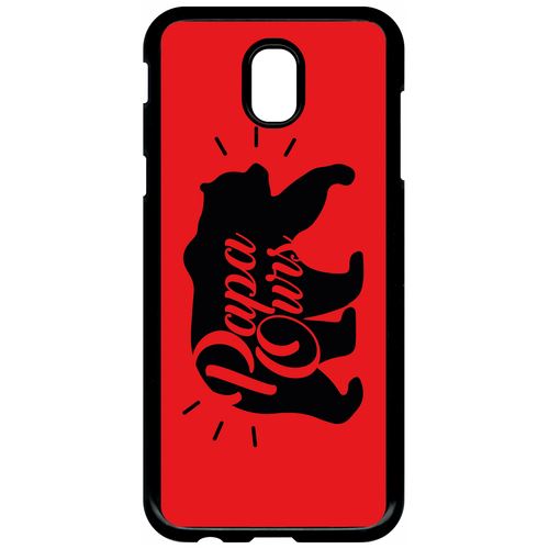 Coque samsung galaxy j5 2017 (j530) papa ours fond rouge