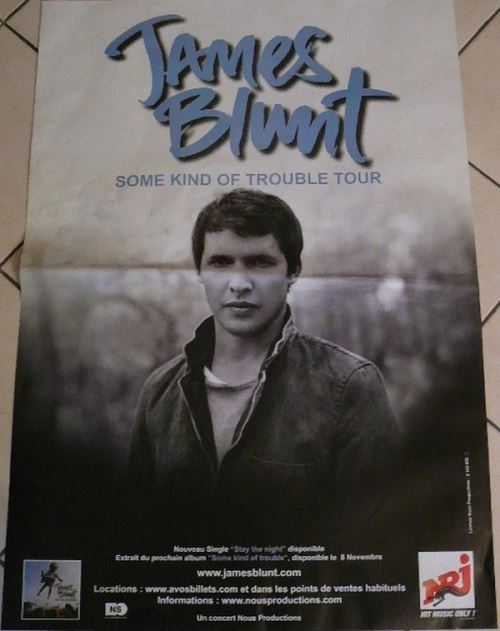 James BLUNT - 40x60 cm - AFFICHE / POSTER