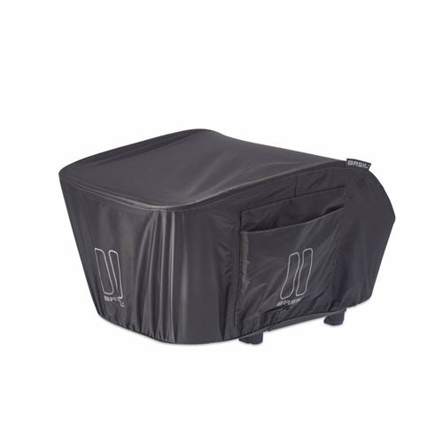 Housse pour panier basil medium gris (vendu a l'unite)