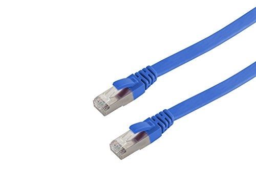 Helos 148754 ultra plat câble patch u utp slim cat 6, 3 m bleu