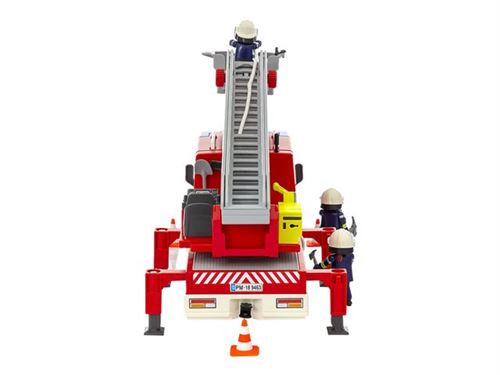 PLAYMOBIL 3182 Camion De Pompiers Avec Lumière Et échelle - Complet Avec 2 Pompiers