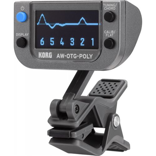 Korg AW-OTG poly- accordeur à pince Polyphonique pour guitare
