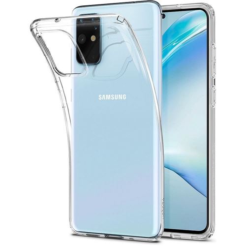 Spigen Liquid Crystal - Coque de protection pour téléphone portable - polyuréthanne thermoplastique (TPU) - limpide - pour Samsung Galaxy S20+, S20+ 5G