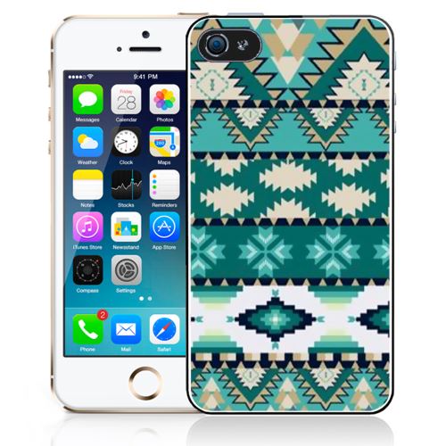 Coque pour iPhone 4/4S azteque vert