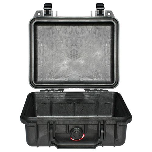 Peli 1200 BK flight case sans mousse 270 x 246 x 124 mm