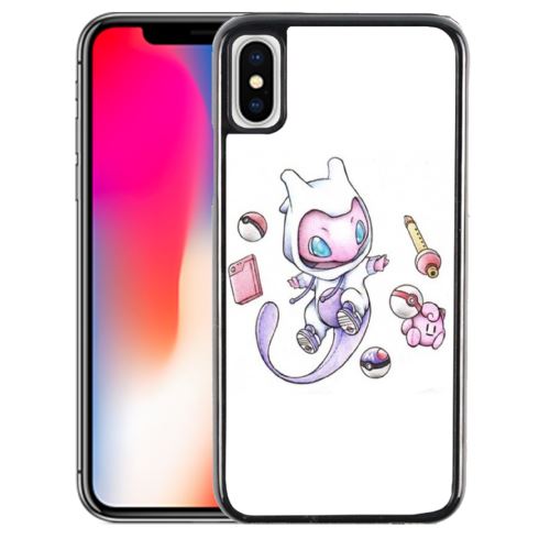 Coque pour iPhone XS pokemon bébé mew