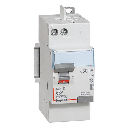 LEGRAND - Interrupteur différentiel DX³-ID - 2P 63A 30mA - 2 modules - Image 3