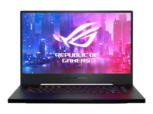 Asus Rog Zephyrus M Gu532Gu-Es036T - Intel Core i7 - 9750H / 2.6 Ghz - Windows 10 Home - Gf Gtx 1660 Ti - 8 Go Ram - 512Go SSD - 15.6" Ips 1920 X 1080 (Full Hd) @ 144 Hz - Wi-Fi 5 - Métal Noir